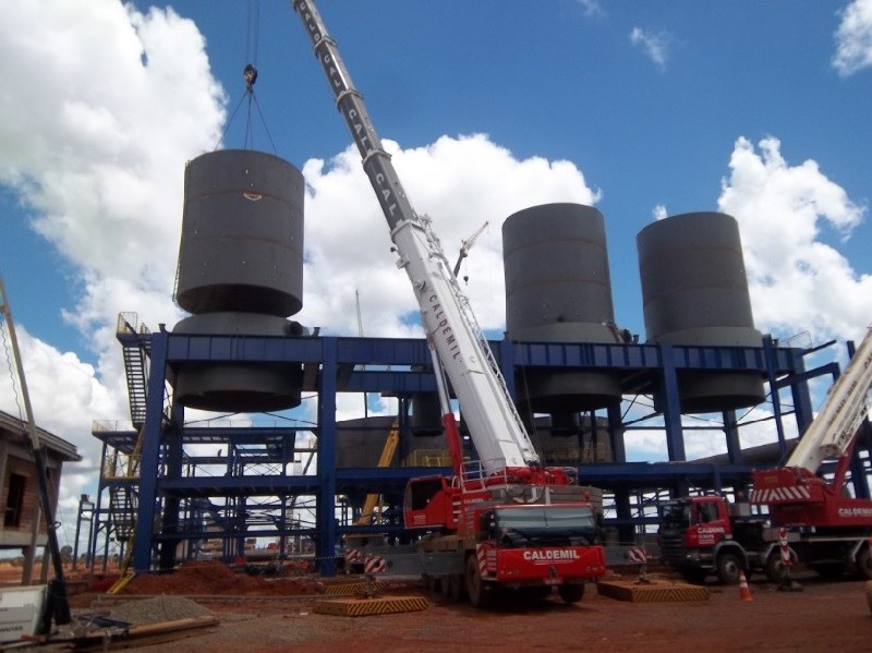 Caldeiraria de fabricação e montagem industrial