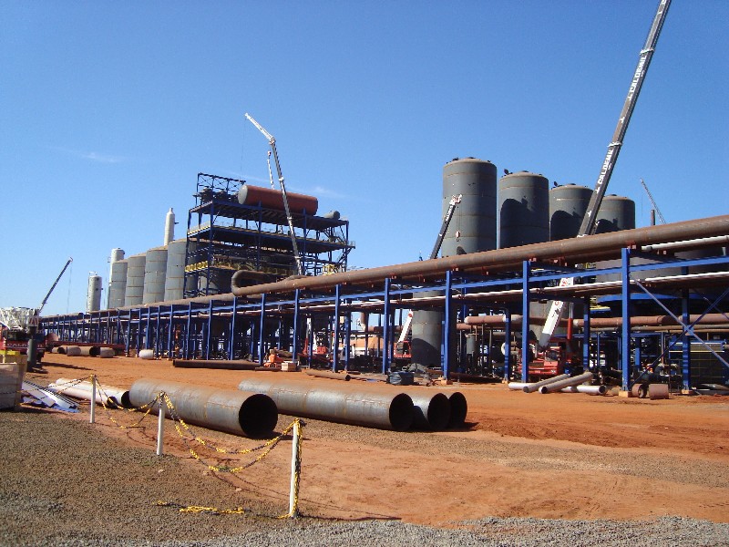 Montagem de tubulação industrial